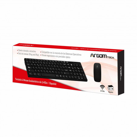 TECLADO ARGOM ARG-KB-7436 KIT WIR