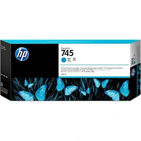 TINTA HP 745 F9K03A CYAN 300 ML