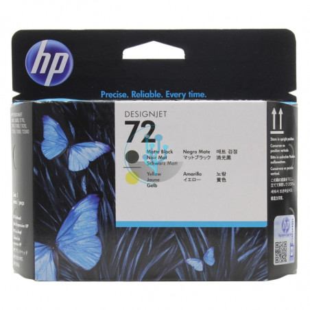 TINTA HP C9404A 70 MATTE NEGRO Y CIAN CABEZAL