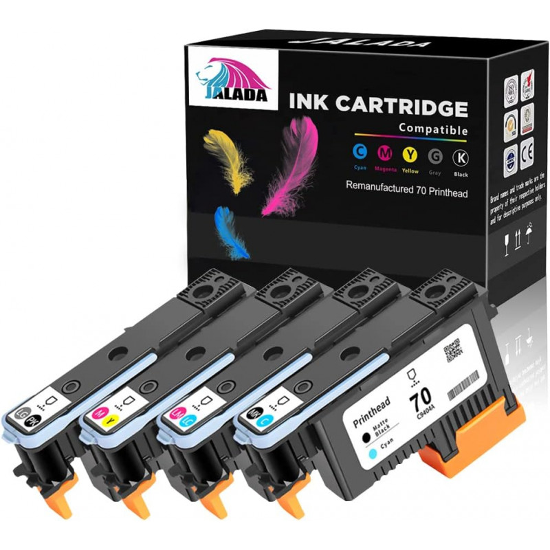 TINTA HP C9406A 70 MAGENTA Y YELLOW