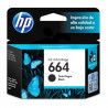 TINTA HP CF6V29AL 664 NEGRO