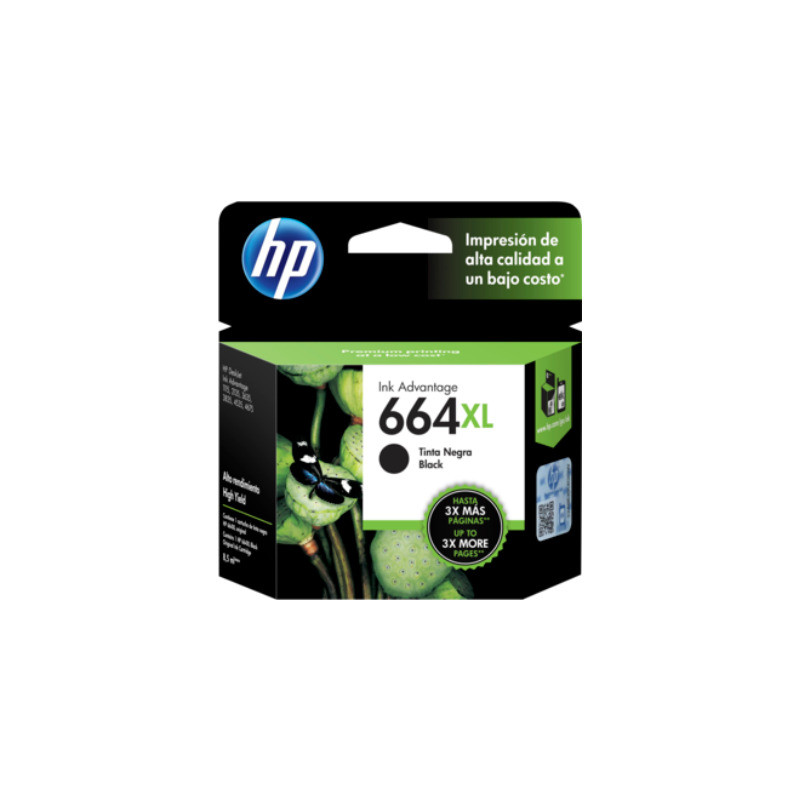 TINTA HP CF6V31AL 664XL NEGRO