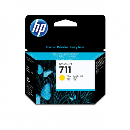 TINTA HP CZ132A 711 YELLOW T120 / T520