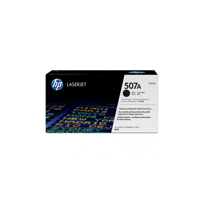 Toner HP CE400A 507A Negro