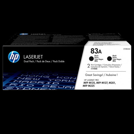 Toner HP CF283AD (83AD) M127FN Duplo