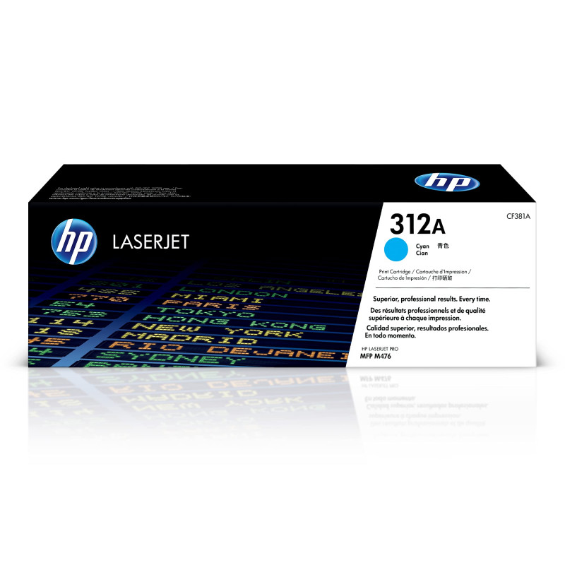 Toner HP CF381A (312A) Cyan