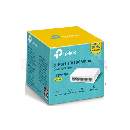 TP-LINK SWITCH 5P LS1005 10/100MBPS