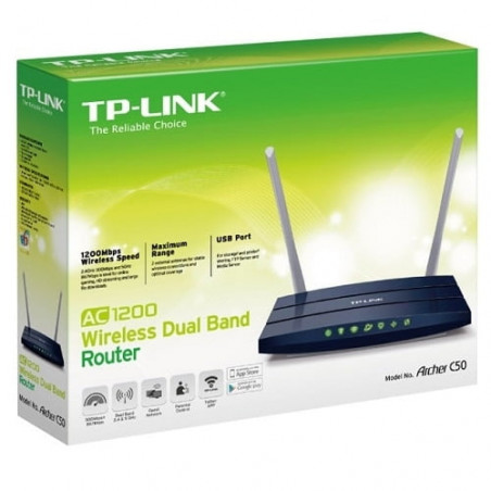 TP-LINK W ROUTER ARCHER C50 AC1200 DUAL BAND