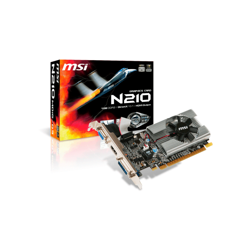 VGA N210 1GB MSI DDR3 VGA/DVI/HD N210-MD1G/D3 912-V809-3634 VGA N210 1GB MSI DDR3 VGA/DVI/HD N210-MD1G/D3 912-V809-3634