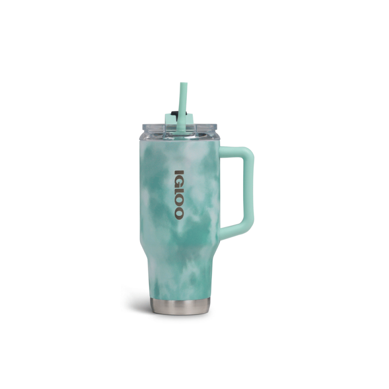 VASO TERM IGLOO 950ML SSTL TRVL MUG ICE DYE C/PAJITA VERDE 4P 71311 VASO TERM IGLOO 950ML SSTL TRVL MUG ICE DYE C/PAJITA VERDE 4P 71311
