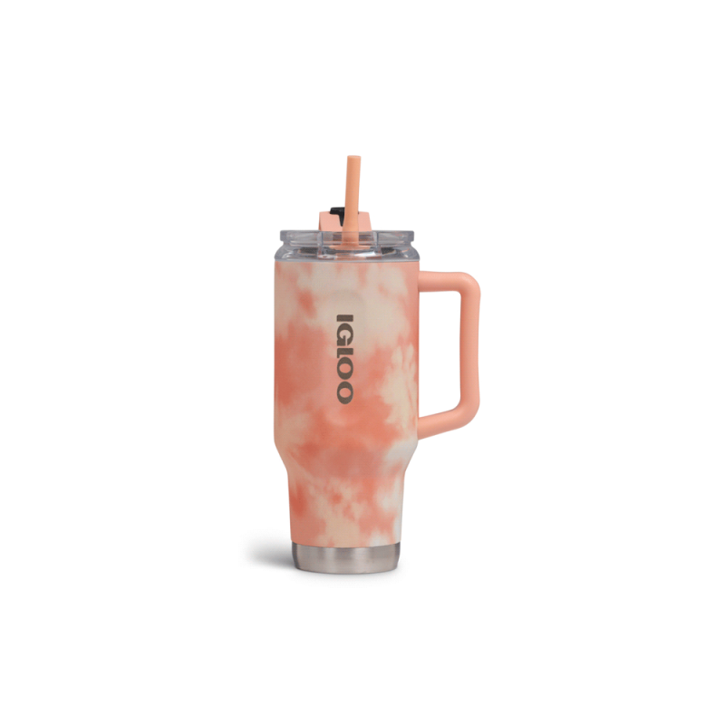 VASO TERM IGLOO 950ML SSTL TRVL MUG ICE DYE C/PAJITA NARANJA 4P 71312 VASO TERM IGLOO 950ML SSTL TRVL MUG ICE DYE C/PAJITA NARANJA 4P 71312