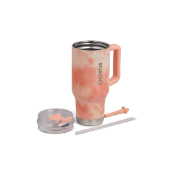 VASO TERM IGLOO  950ML SSTL TRVL MUG ICE DYE C/PAJITA NARANJA 4P 71312