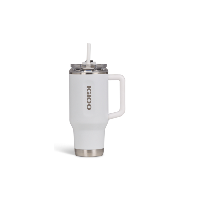VASO TERM IGLOO 950ML SSTL TRVL MUG C/PAJITA BLANCO 4P 71221 VASO TERM IGLOO 950ML SSTL TRVL MUG C/PAJITA BLANCO 4P 71221