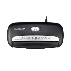 TRITURADORA DE PAPEL 220V 6HOJAS/10L/NEGRO OF010EUR MULTILASER