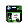 TINTA HP  667XL COLOR 3YM80AL DJ 2775 8ML