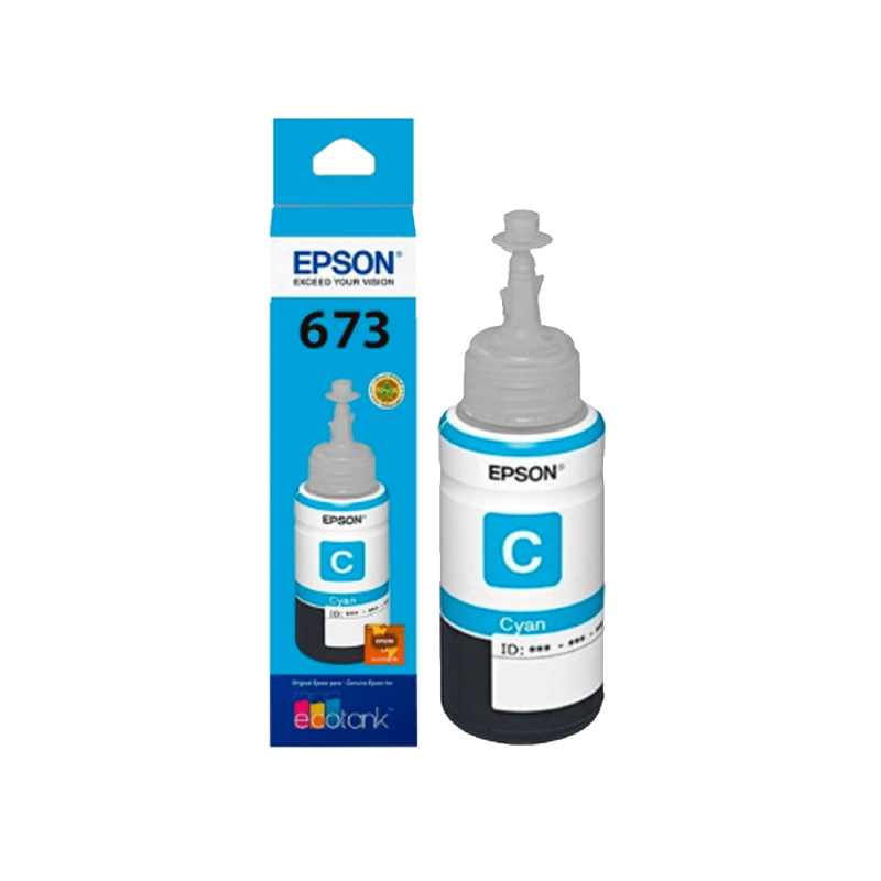 TINTA EPSON T673 220 CIANO L8XX T673220-AL 70ML TINTA EPSON T673 220 CIANO L8XX T673220-AL 70ML