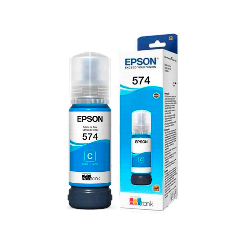 TINTA EPSON T574 220 CIANO L8050 T574220-AL 70ML TINTA EPSON T574 220 CIANO L8050 T574220-AL 70ML