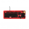 TECLADO USB XTECH XTK-M401IM IRON MAN ESP/ROJO/MULTIMEDIA PSJ