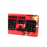 TECLADO USB XTECH XTK-M401IM IRON MAN ESP/ROJO/MULTIMEDIA PSJ