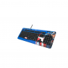 TECLADO USB XTECH XTK-M401CA CAPITAN AMERICA ESP/AZUL/MULTIMEDIA PSJ