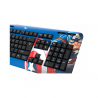 TECLADO USB XTECH XTK-M401CA CAPITAN AMERICA ESP/AZUL/MULTIMEDIA PSJ
