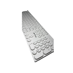 TECLADO USB FTXK22 NUM/ESP/POP/BLAN 099710
