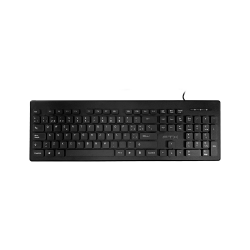 TECLADO USB FTXK100E NUM/ING/NEGRO 095316