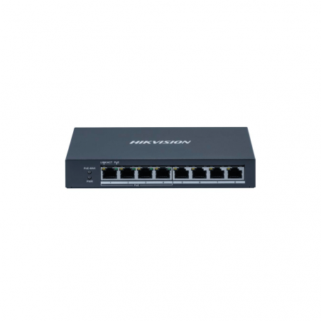 SWITCH HIKVISION DS-3E0508P-O 8P 4POE GBPS/4LAN GBPS METAL PARED/ESCRI