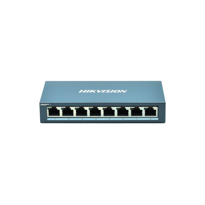 SWITCH HIKVISION DS-3E0508-O 8P/1GBPS METAL PARED/ESCRITORIO SWITCH HIKVISION DS-3E0508-O 8P/1GBPS METAL PARED/ESCRITORIO