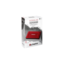 SSD EXT  2TB KINGSTON SXS1000R/2000G USB-C 3.2 ROJO