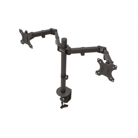 SOPORTE P/2MON 13" A 32" KLIP KPM-310 8KG/ART/INCL 90/GIR/NEG