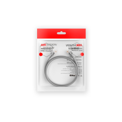 PATCH CORD UTP RJ45 HIKVSION CAT6 2 MTS GRIS 24AWG DS-1NP6UEC0