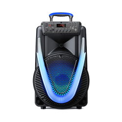 PARLANTE  800W SUNNY II 15" BT/AUX/SD/USB/FM/TWS/LED/BAT SP396 MULTI