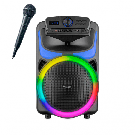 PARLANTE  550W PULSE BURST 12" BT/BAT/AUX/SD/USB/LED/MIC SP403E MULTI