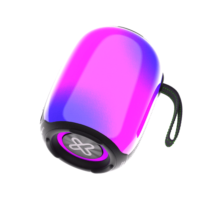 PARLANTE 12W KBS-250BK KLIP ZOUNDFIRE BT/BAT/IPX6/TWS/AUX/LED PARLANTE 12W KBS-250BK KLIP ZOUNDFIRE BT/BAT/IPX6/TWS/AUX/LED