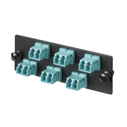PANEL FRENTE 06 ADAP.DUPLEX LC MM BAND.12P LANPRO