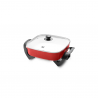 OLLA ELECTRICA CUADRADA 1250W 110V CERAMICO ROJO CE112USA MULTILASER