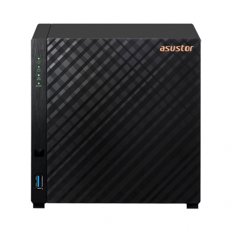 NAS ASUSTOR AS1104T QC 1.4/4BAY/1G/2.5-GBLAN/2USB32/HD35