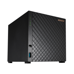 NAS ASUSTOR AS1104T QC 1.4/4BAY/1G/2.5-GBLAN/2USB32/HD35