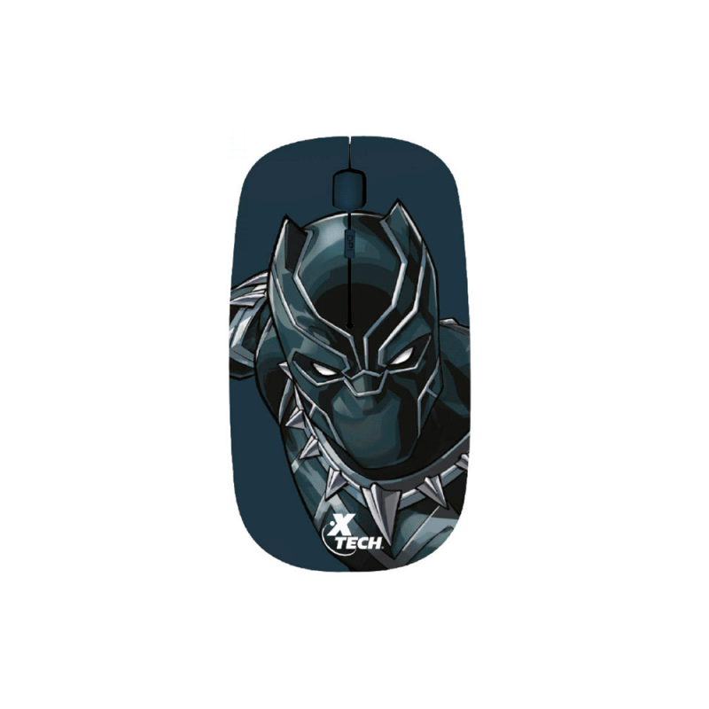 MOUSE WIR XTM-M340BP PANTERA NEGRA XTECH 1600DPI/4 BOT/NEGRO PSJ