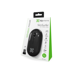 MOUSE WIR KMW-415BK SLIMSURFER  KLIP 1600DPI/4 BOT/NEGRO