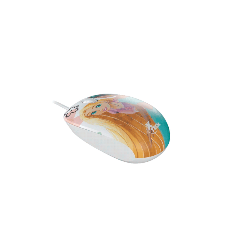 MOUSE USB XTM-D406PS PRINCESA XTECH 1200DPI/3 BOT PSJ