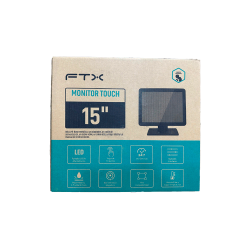 MON TOUCH FTX 15" CAPACITIVE MT15V1 VGA/HDMI/USB/1JACK C/BISEL/5MS/LAP