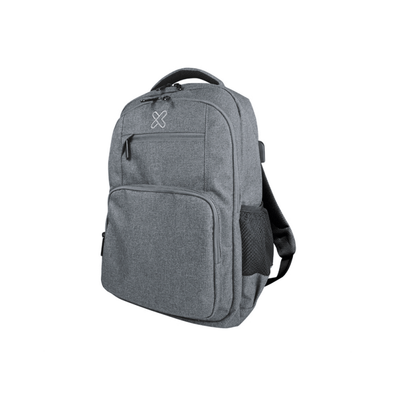 MOCHILA 15.6" KLIP KNB-577GR STENDAL USB/GRIS