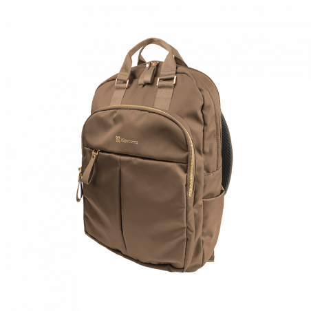 MOCHILA 15.6" KLIP KNB-468BR TOSCANA FEMENINO MARRON