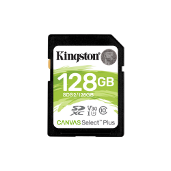 MEM SD KINGSTON 128GB SDS2/128GB 100 CANVAS SELECT PLUS SDXC CLASS 10