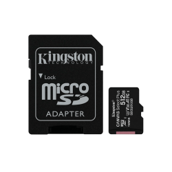 MEM MICRO SD KINGSTON 512GB SDCS2/512GB 100/85 CANVAS SELECT PLUS C/A