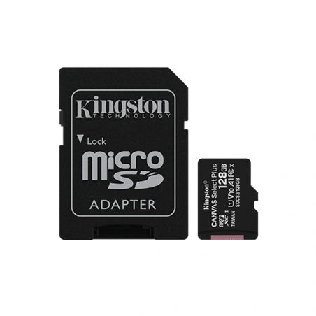 MEM MICRO SD KINGSTON 128GB SDCS2/128GB 100/85 CANVAS SELECT PLUS C