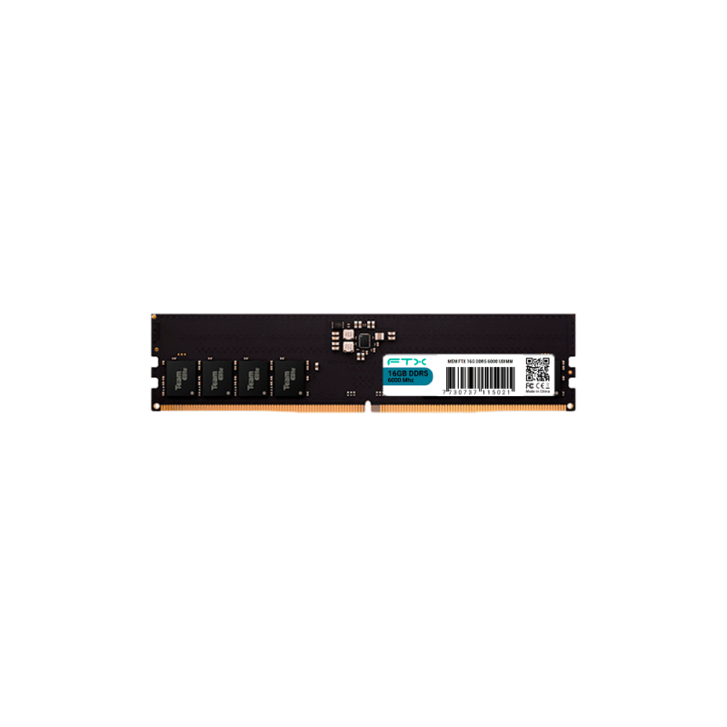 MEM DDR5 16G 6000 FTX 115021 1 A¥O GARANTIA MEM DDR5 16G 6000 FTX 115021 1 A¥O GARANTIA