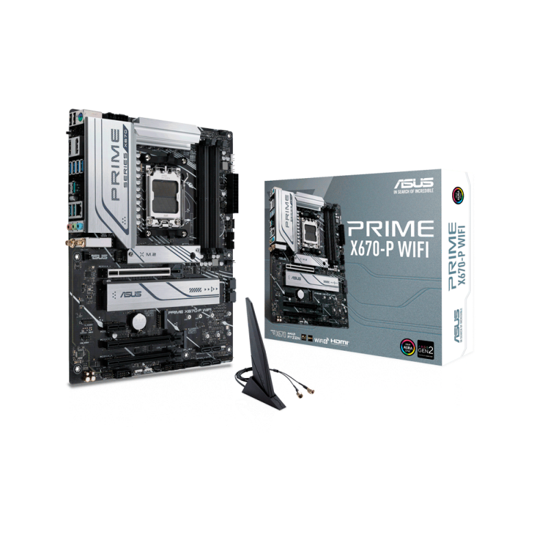 MB AM5 X670-P WIFI DDR5 PRIME ASUS S/R/HDMI/DP/3M2/USB3.2/ATX/AURA MB AM5 X670-P WIFI DDR5 PRIME ASUS S/R/HDMI/DP/3M2/USB3.2/ATX/AURA
